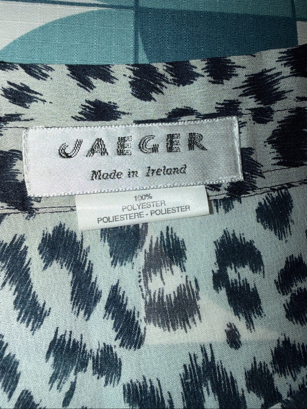 JAEGER Blouse Size Medium - Picture 8 of 11